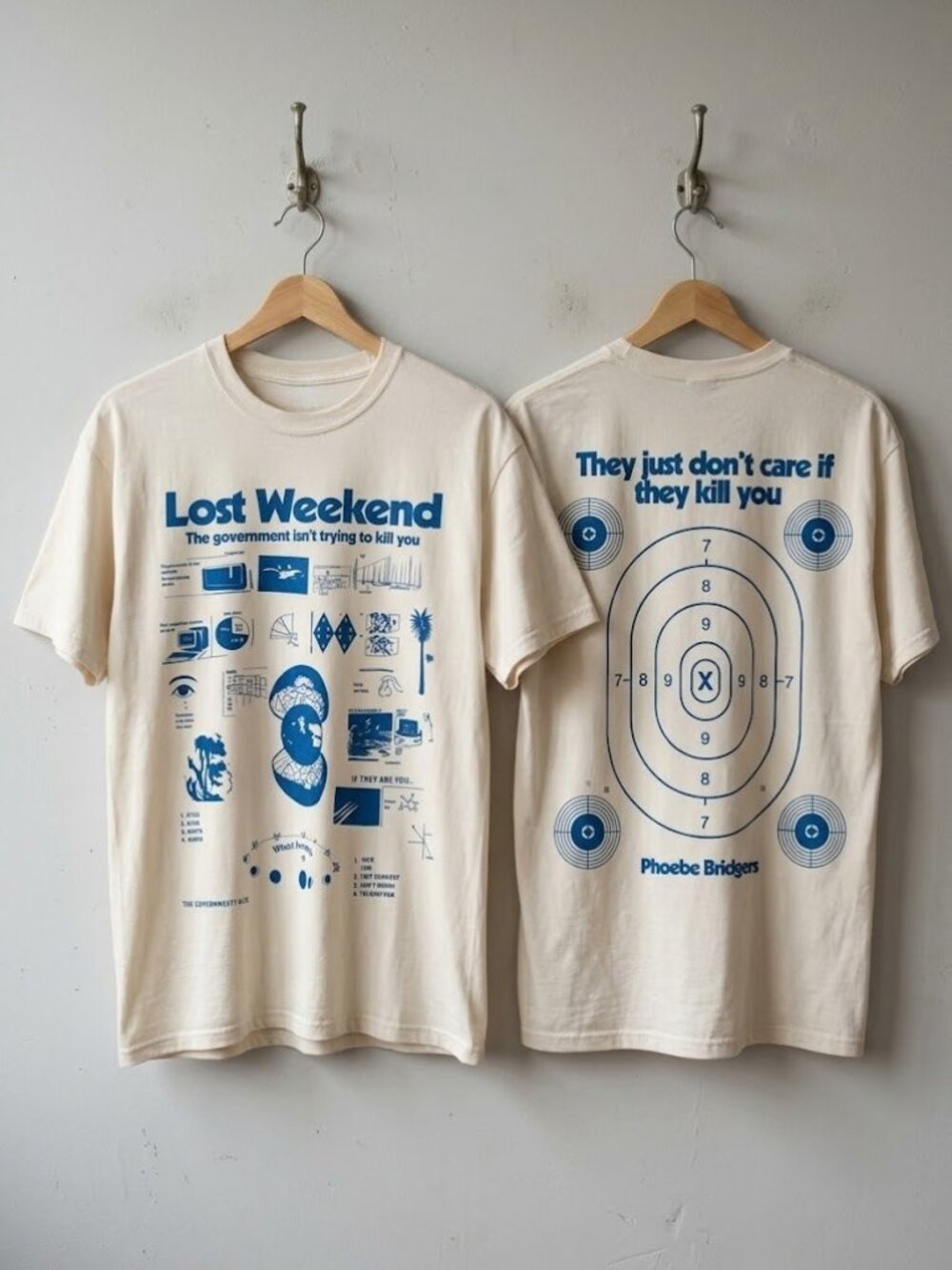 Phoebe Bridgers The Lost Tour 2026 The Govement Isnt Trying To Kill You T-shirt